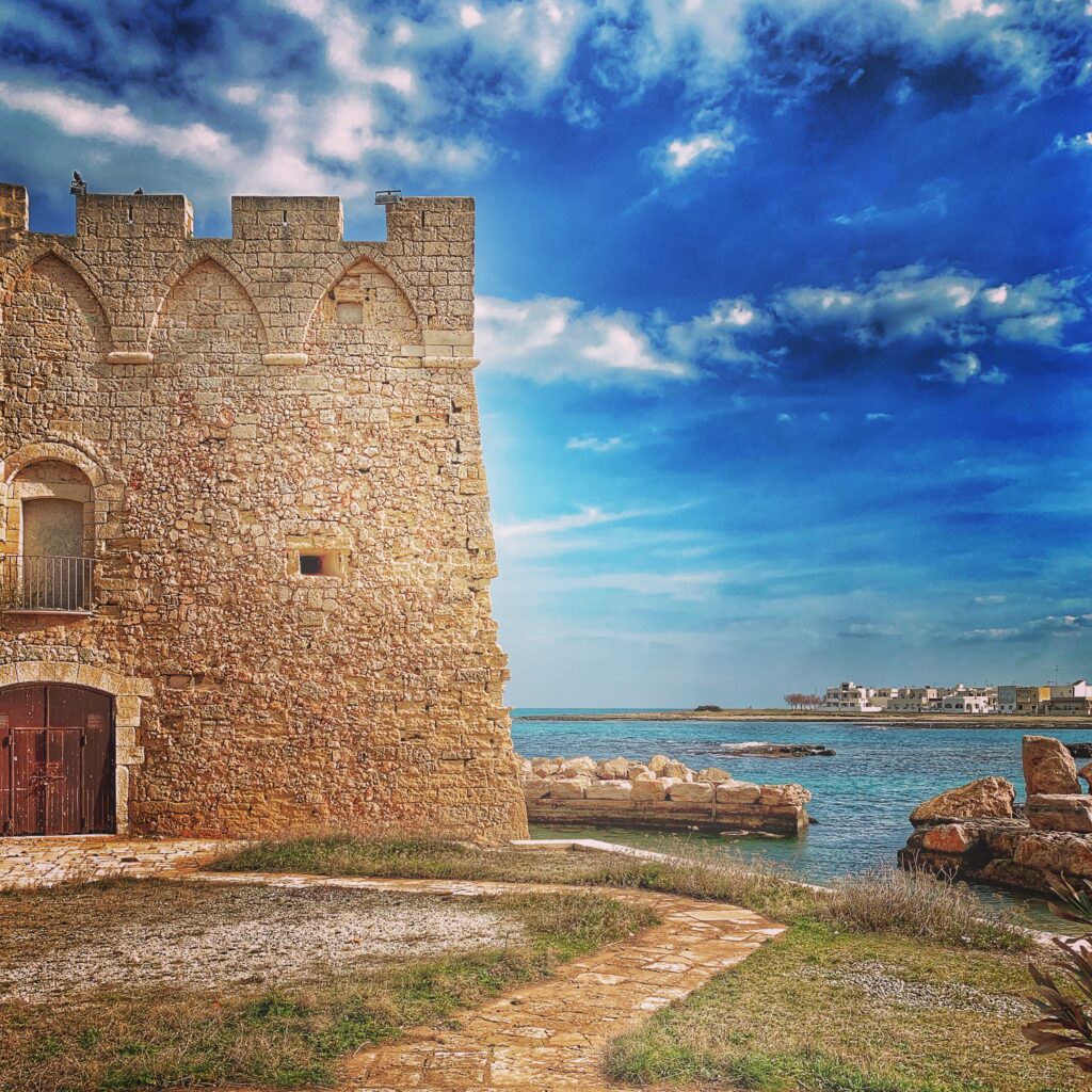 Torre Santa Sabina, Carovigno | Photo © the Puglia Guys for the Big Gay Podcast from Puglia. Local guides to Puglia’s best beaches, bars, restaurants and accommodation.