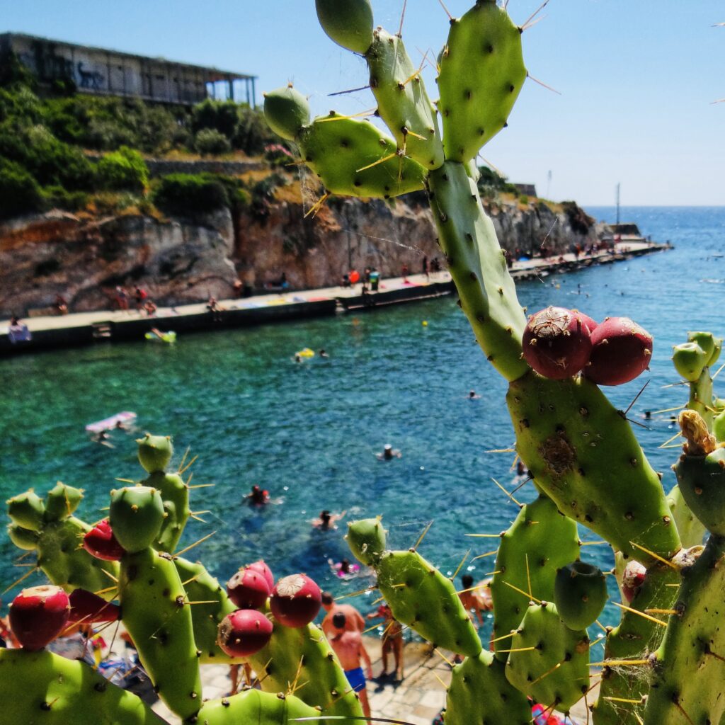 Spiaggia di Tricase Porto | Photo © the Puglia Guys for the Big Gay Podcast from Puglia guides to gay Puglia, Italy’s top gay summer destination