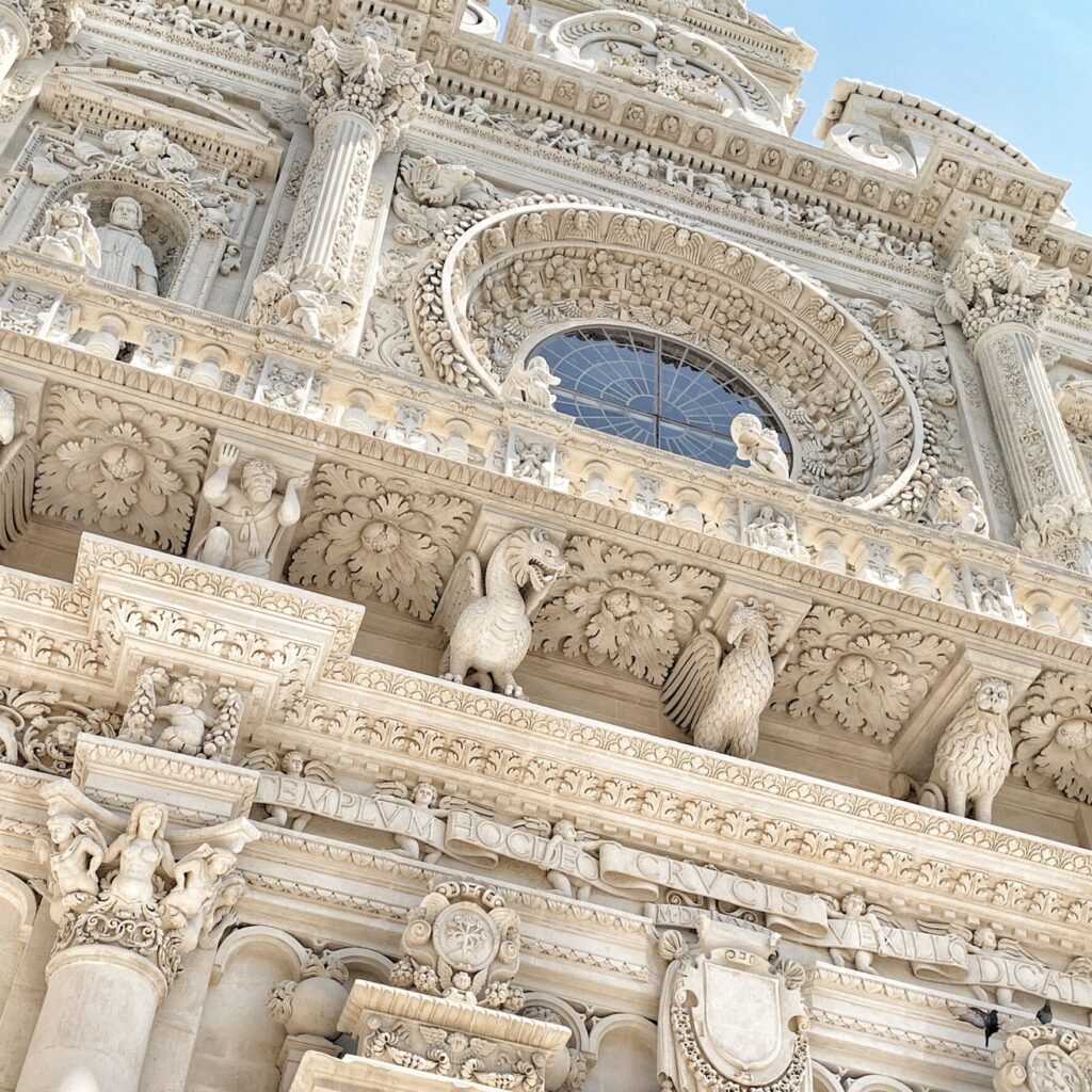 The Basilica di Santa Croce (Via Umberto I, 1) has one of the finest and most intricate Baroque facades in Italy, taking over 200 years to complete, its detail exquisite.