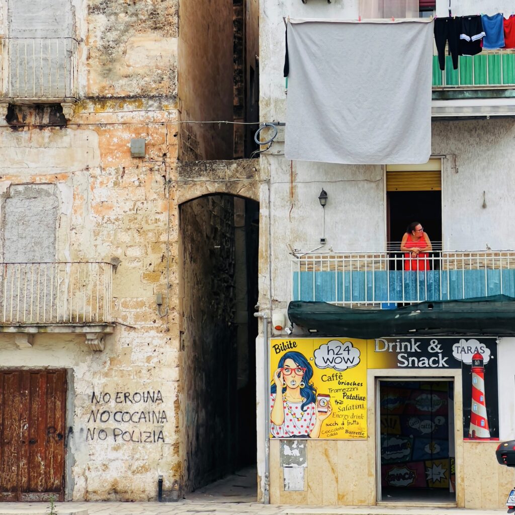 Taranto is gritty. Famous for its mussels, sweet and delicious. Photo The Puglia Guys city guides to Puglia.