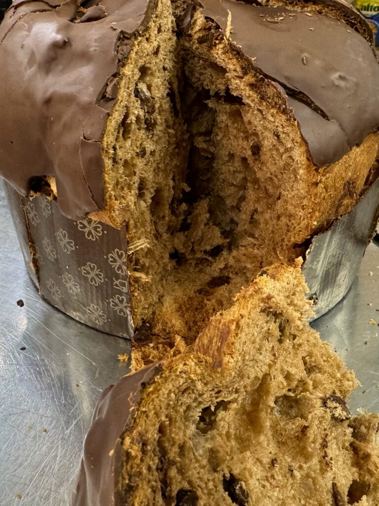 Panettone - traditional and three chocolate artisan panettone from Emalu pasticceria in Puglia. From the Puglia Guys Guide to Panettone, Italy’s traditional Christmas cake. Eat Puglia with the Puglia Guys.