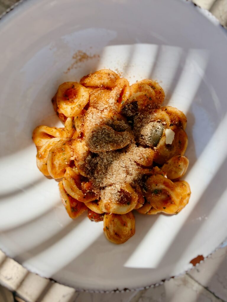 Orecchiette from Bros Trattoria, Martina Franca, review by the Puglia Guys.