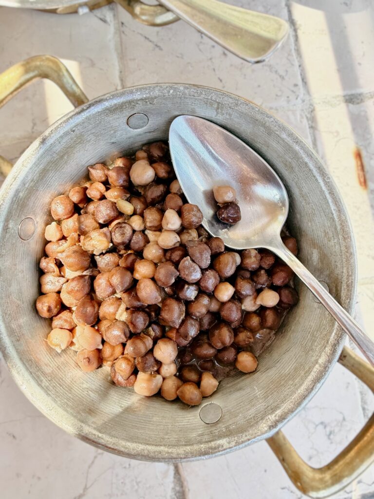 Chickpeas at Bros’ Trattoria Martina Franca. Photo by the Puglia Guys from the Puglia Guys Martina Franca Guide.