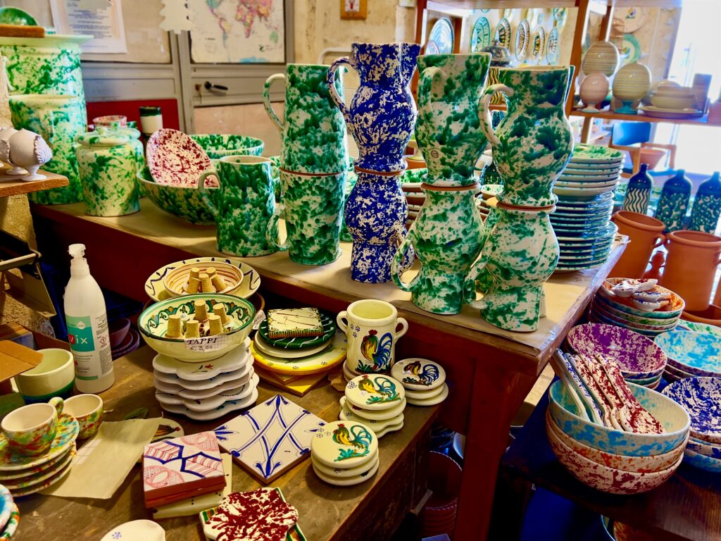 Ceramics, Grottaglie, Puglia. Photo by the Puglia Guys, Puglia ambassadors. PugliaGuys.com