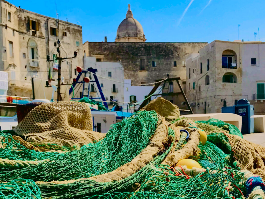 A panoramic view of Monopoli, Puglia taken by the Puglia Guys